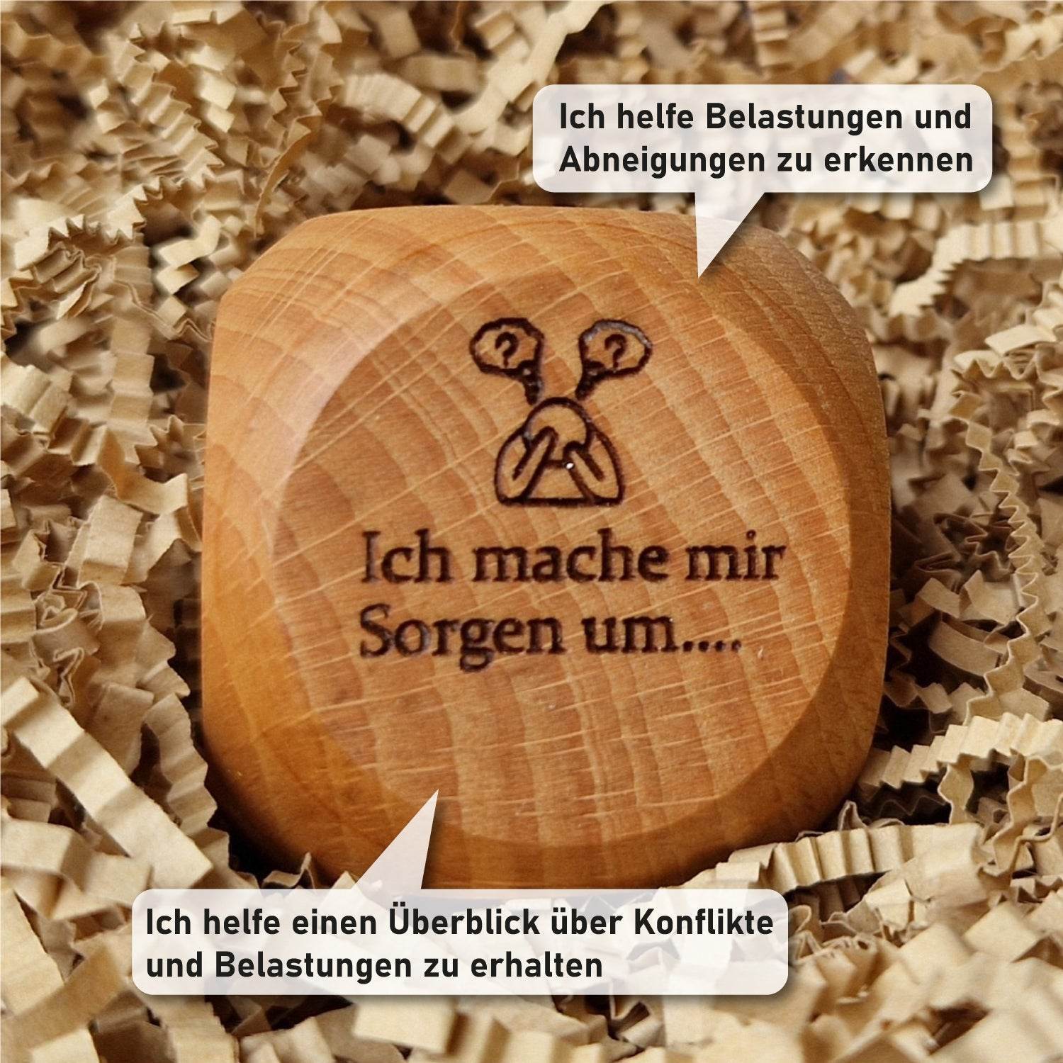 Würfel „aktuelle Belastungen“ für Familien - Satzergänzung