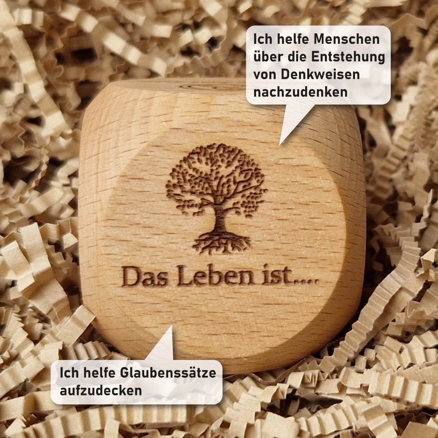 Würfel „Allgemeine Glaubenssätze“ für Familien - Satzergänzung - Würfel - LiLea Family